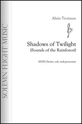 Shadows of Twilight SATB choral sheet music cover